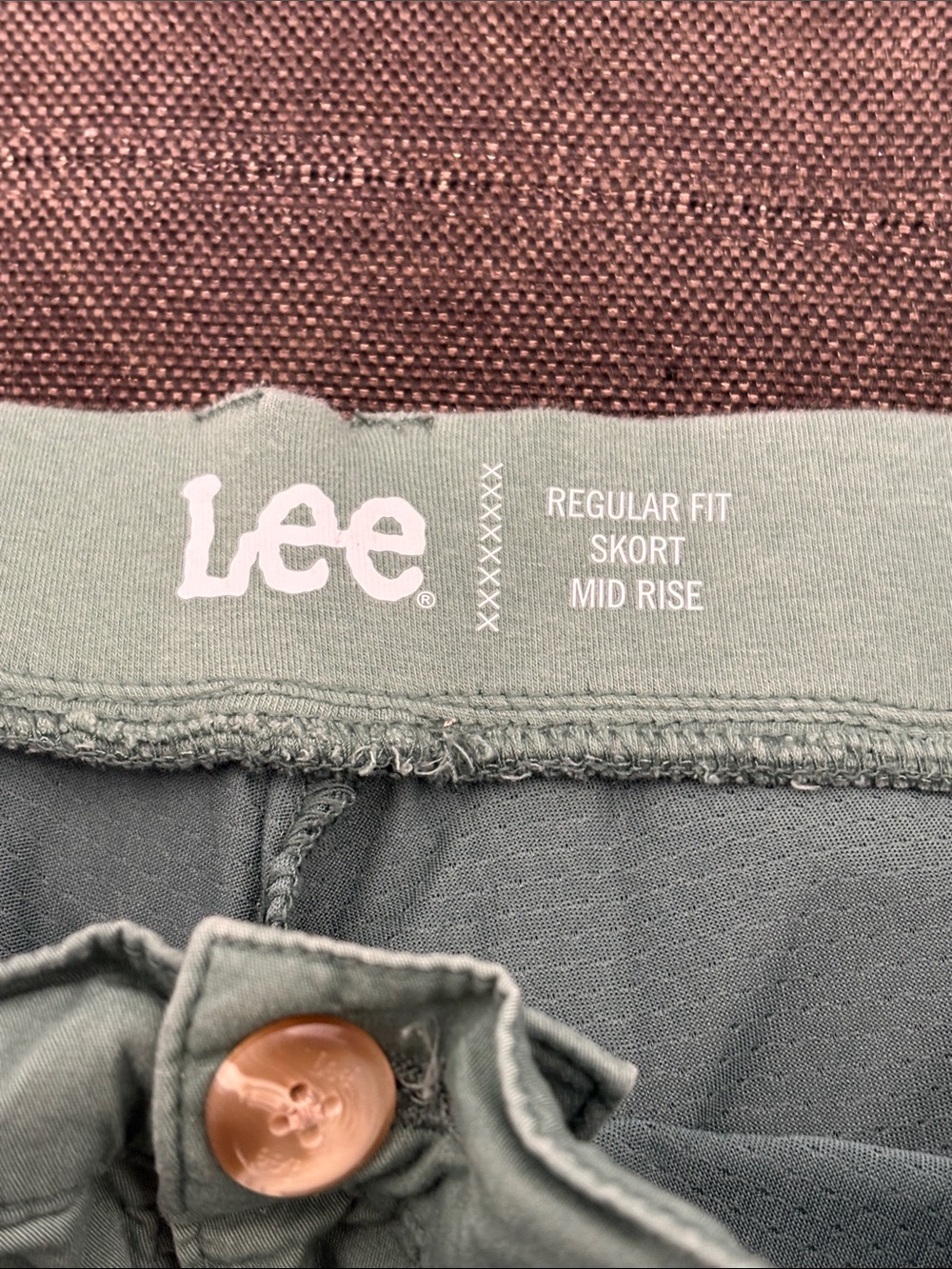 Lee Regular Fit Mid Rise Skort - Picture 2 of 3